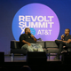 Killer Mike, left, and Van Lathan speak onstage at the REVOLT X AT&T 3-Day Summit In Los Angeles - Day 1 at Magic Box on October 25, 2019, in Los Angeles.